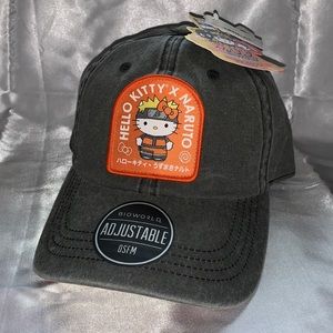 NWT Hello Kitty x Naruto Baseball Cap Hat OSFM